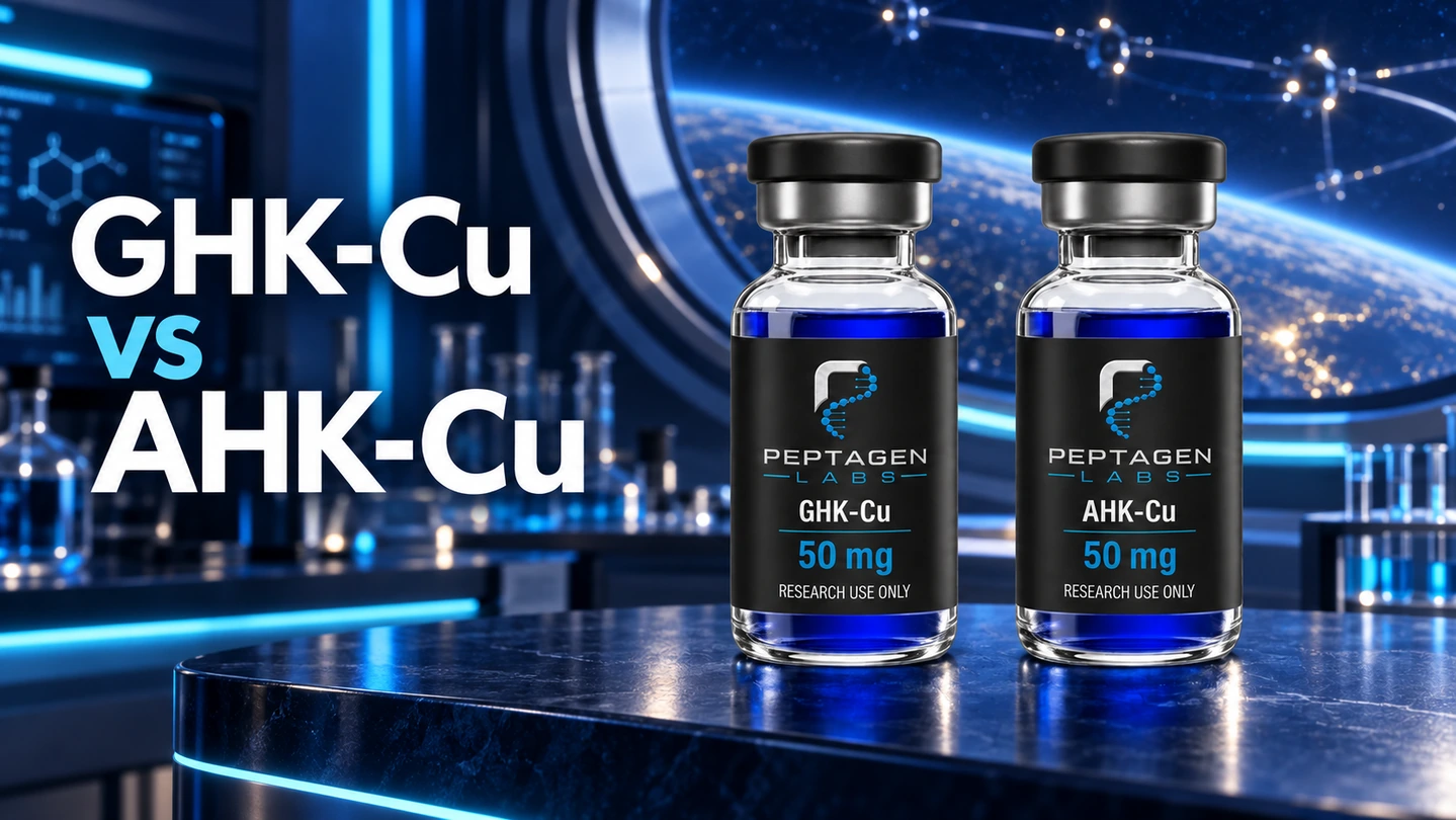 GHK-Cu și AHK-Cu: Ce se schimbă când se schimbă un aminoacid?