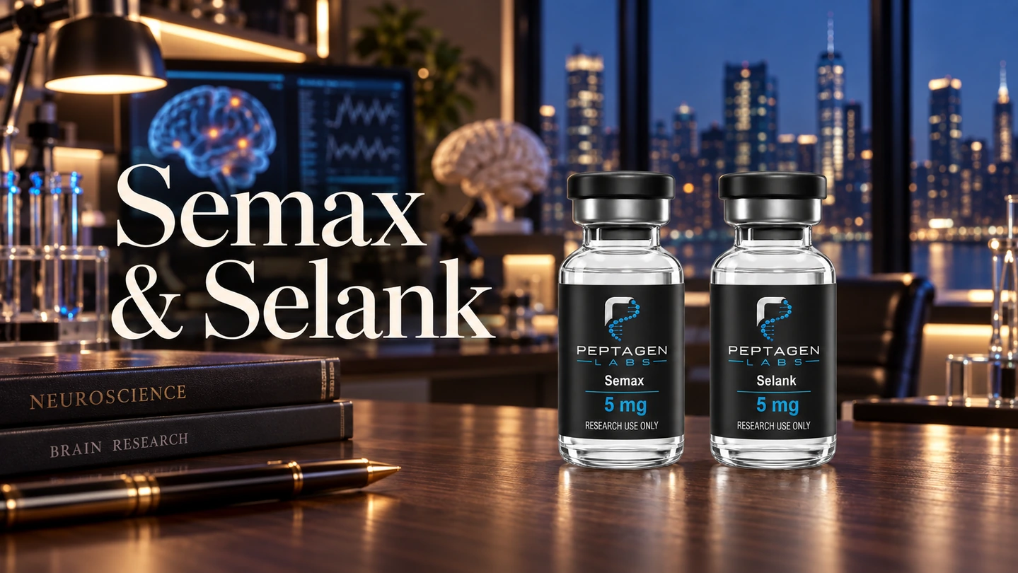 Semax și Selank: cercetarea peptidelor cognitive